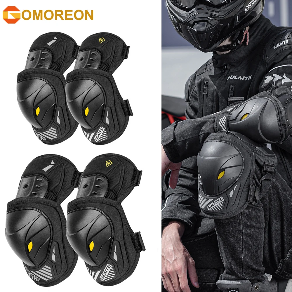 Mountain Biking Elbow Pads - GOMOREON زوج واحد من واقيات الركبة
