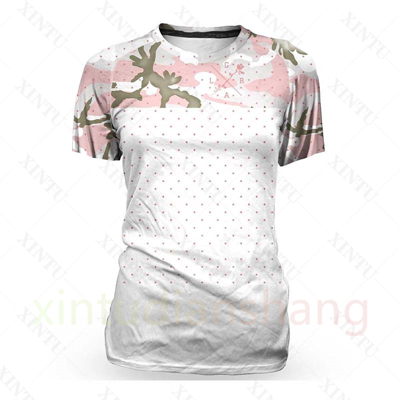 Mountain Biking Shirts - المرأة التقنية جيرسي موتوكروس فضفاض متسابق