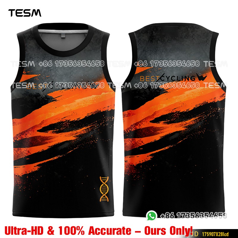 Mountain Biking Shirts - قميص رياضي بدون أكمام للأطفال والرجال،