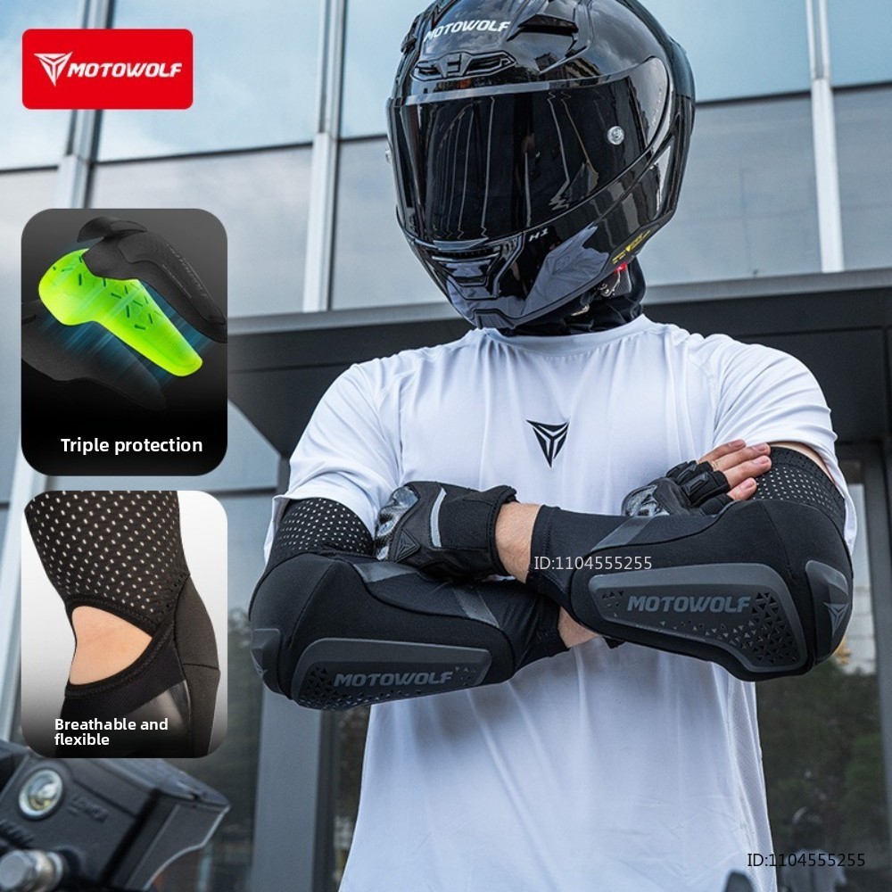 Mountain Biking Elbow Pads - واقيات كوع للدراجات النارية مرنة وقابلة