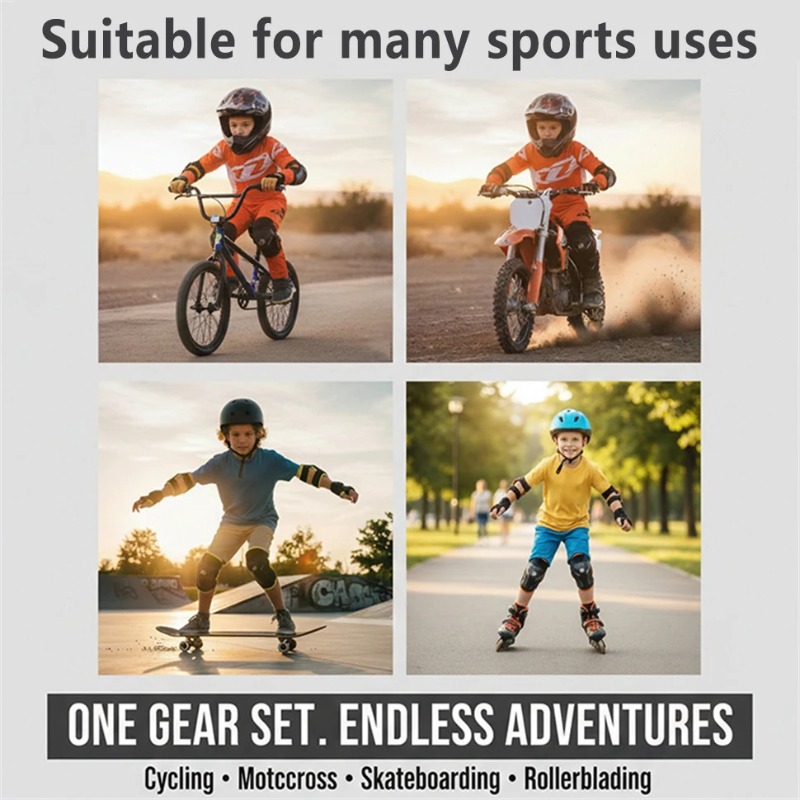 مجموعة واقيات الركبة والكوع لل - مراجعة Mountain Biking Elbow Pads وسعره