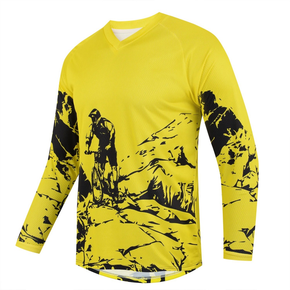قميص رياضي طويل الأكمام للرجال - مراجعة Mountain Biking Shirts وسعره