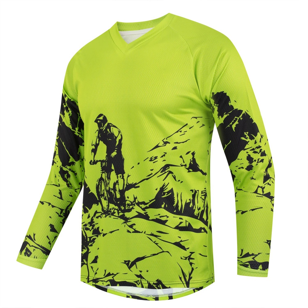 قميص رياضي طويل الأكمام للرجال - مراجعة Mountain Biking Shirts وسعره