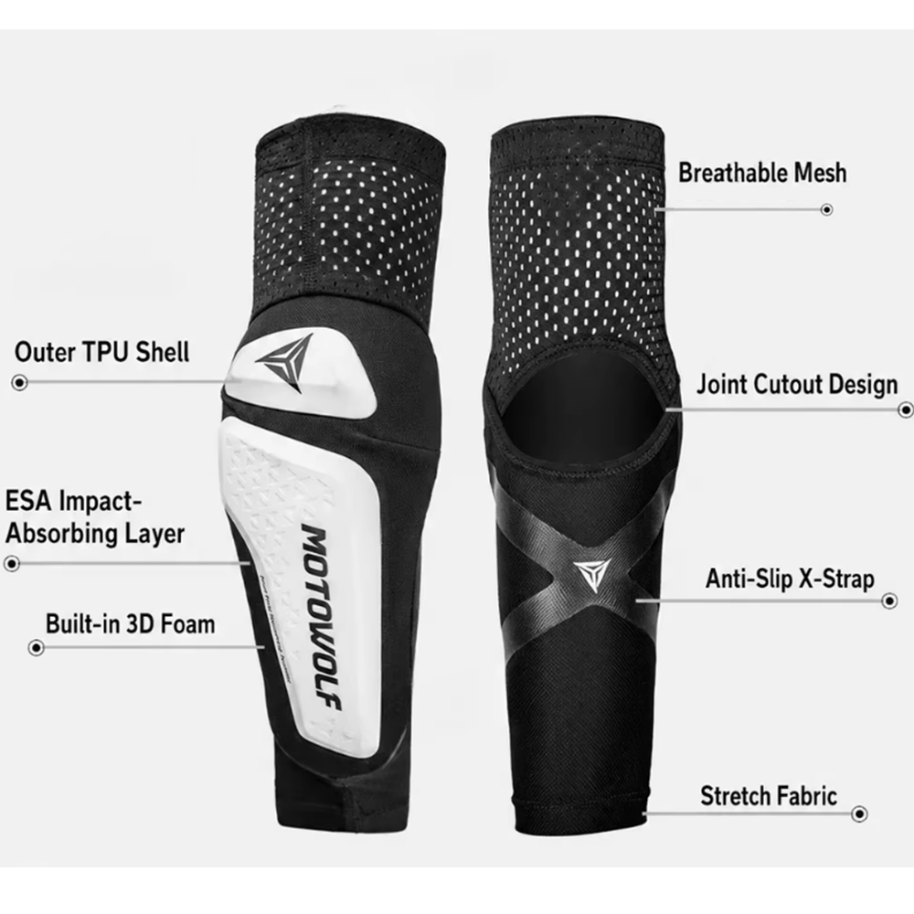 واقيات مرفق للدراجات النارية ق - مراجعة Mountain Biking Elbow Pads وسعره