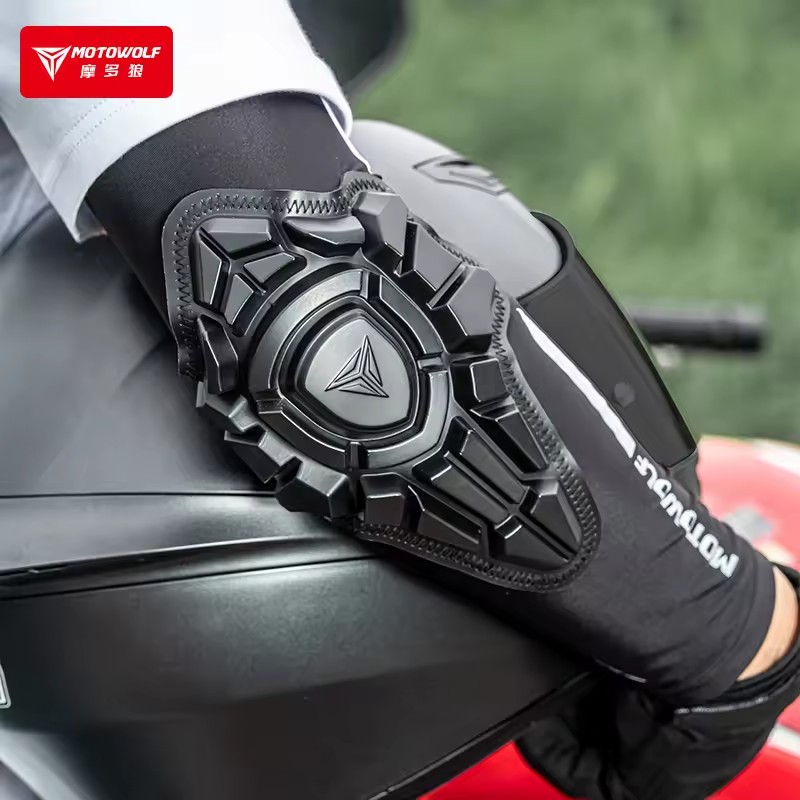 MOTOWOLF موتوكروس الكوع حامي B - مراجعة Mountain Biking Elbow Pads وسعره