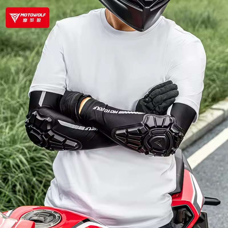 MOTOWOLF موتوكروس الكوع حامي B - مراجعة Mountain Biking Elbow Pads وسعره