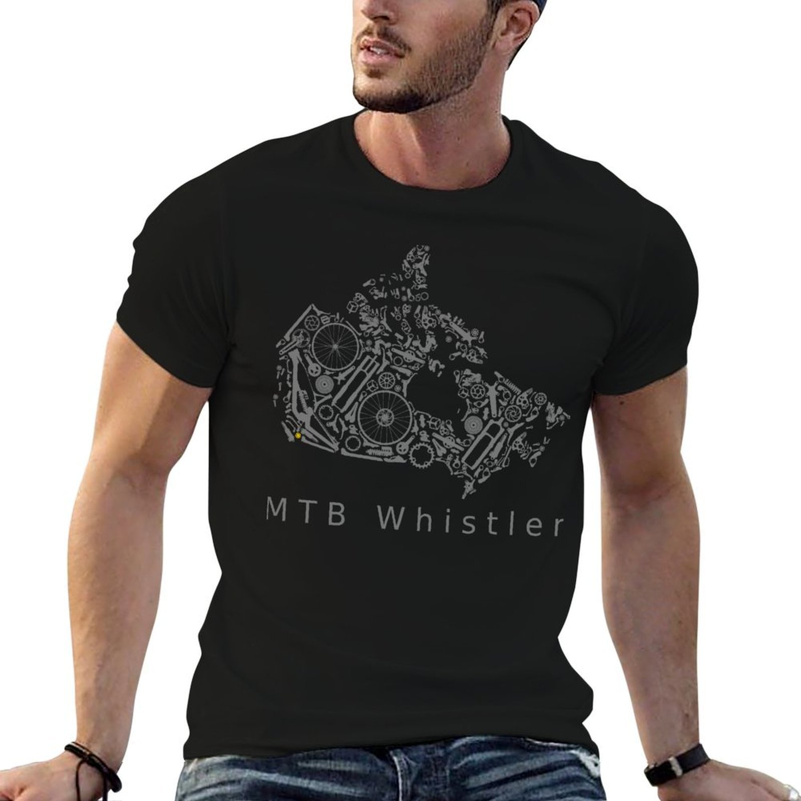 كندا - تي شيرت MTB Whistler، ت - مراجعة Mountain Biking Whistler وسعره